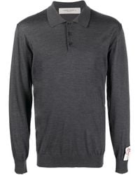 Golden Goose - Long-Sleeved Merino Wool Polo Shirt - Lyst