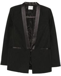 forte_forte - Wool Blend Smoking Jacket - Lyst
