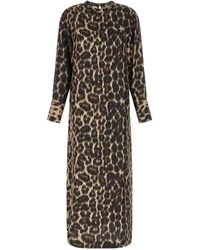 Alberto Biani - Silk Dress - Lyst