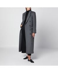 IVY & OAK - Mélange Double-Breasted Coat - Lyst