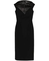 Solace London - Monica Midi Dress - Lyst