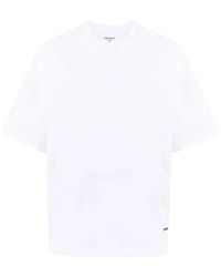 Carhartt - Short Sleeves "Script" Organic Cotton T-Shirt - Lyst