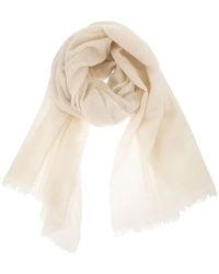 Fabiana Filippi - Wool And Cashmere Scarf With Metallic Details - Lyst