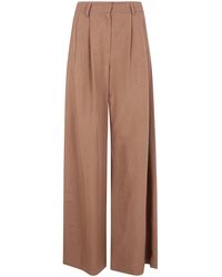 DR. HOPE - Wide Leg Pince Trousers - Lyst