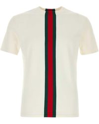 Gucci - Crew Neck T-Shirt - Lyst