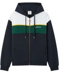 CASABLANCA - Colour-Block Zip-Up Hoodie - Lyst