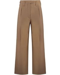 Philosophy Di Lorenzo Serafini - Cotton Blend Trousers - Lyst