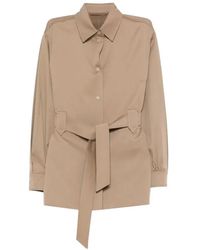 Max Mara - Belted Fitted Jacket - Lyst