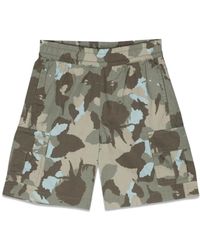 Aspesi - Camou Bermuda Shorts - Lyst