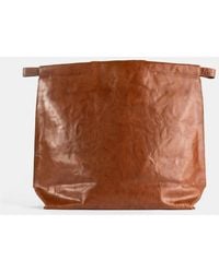 Bea Mombaers - Sac Shopper Large En Cuir Cognac - Lyst