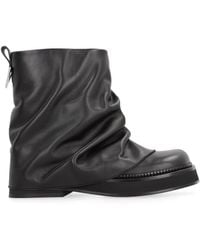 The Attico - Leather Ankle Boots Mini Robin - Lyst