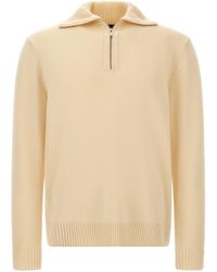 Zanone - Half Zip Sweater - Lyst
