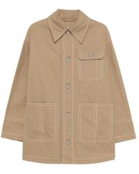 Ami Paris - Cotton Worker Jacket - Lyst
