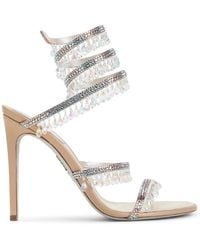 Rene Caovilla - Satin Chandelier High-Heel Sandal - Lyst