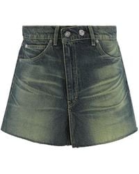 Our Legacy - Cover Denim Mini Skirt - Lyst