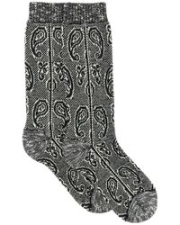 Dries Van Noten - Paisley Jacquard Socks - Lyst