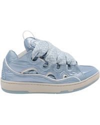 Lanvin - Nylon Curb Sneakers - Lyst