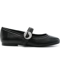 Coperni - Leather Ballerina Flats With Strap - Lyst