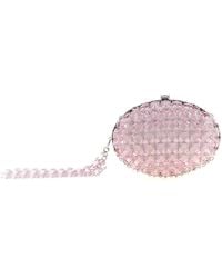 Self-Portrait - Self Portrait 'Crystal Chain' Clutch - Lyst