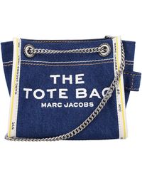 Marc Jacobs - The Mini Tote Bag Denim - Lyst