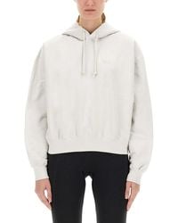 Y-3 - Hooded Sweatshirt With Logo - Lyst