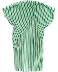 Issey Miyake - 'Generic Stripes (Machine Pleats) Top - Lyst