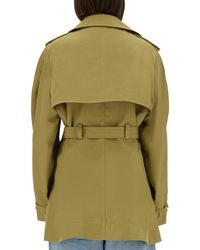 Ganni - Trench Midi - Lyst