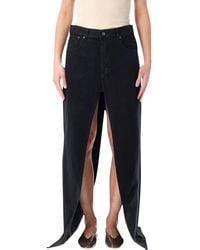 Haikure - Gana Bull Denim Skirt - Lyst