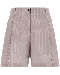Brunello Cucinelli - Cotton Bermuda Shorts - Lyst