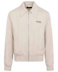 Amiri - Striped Blouson - Lyst