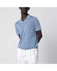 Drumohr - Cotton Knit Polo - Lyst