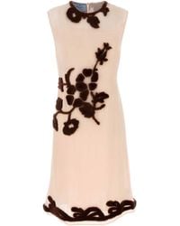 Prada - Light Georgette Dress - Lyst