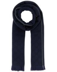 Gucci - Midnight Wool Scarf - Lyst