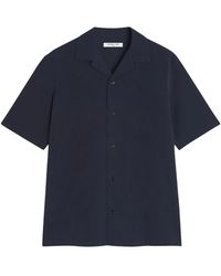 Maison Kitsuné - Maison Kitsuné Seersucker Resort Shirt - Lyst