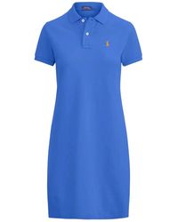 Polo Ralph Lauren - Polo Short Sleeves Mini Dress - Lyst