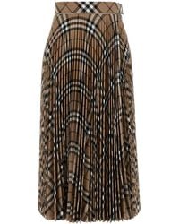 Burberry - Skirts - Lyst