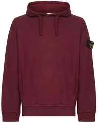 Stone Island - Hoodie With Kangaroo Pocket - Lyst