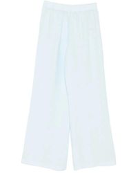 120% Lino - Linen Trousers - Lyst