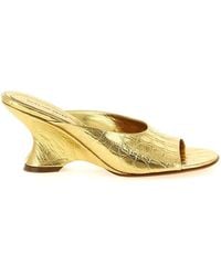 Dries Van Noten - Curved Wedge Mules - Lyst