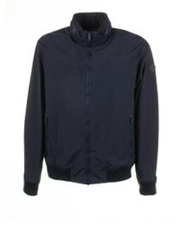 Fay - Jacket With Zip And Collar - Lyst