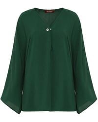 Max Mara - Umile Cady Blouse - Lyst