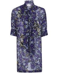 Dries Van Noten - "Calma" Embroidered Shirt - Lyst