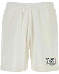 Sporty & Rich - Logo Shorts - Lyst