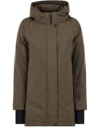Herno - A-Shaped Down Jacket With Hood, 2 Layers - Lyst