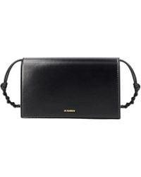 Jil Sander - Leather Shoulder Bag - Lyst
