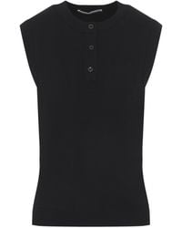 Studio Nicholson - Aurel Half Placket Vest - Lyst
