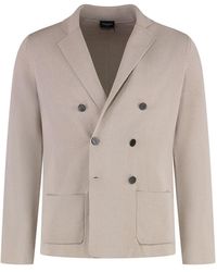 Drumohr - Knitted Cotton Blazer - Lyst