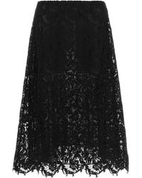 Fendi - Macramé Lace Skirt - Lyst