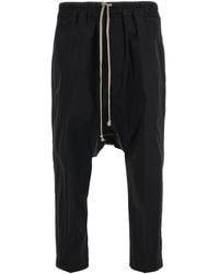 Rick Owens - 'Drawstring Cropped' Pants - Lyst