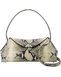 TOTEME - T-Lock Python Shoulder Bag – – Leather – Multi - Lyst